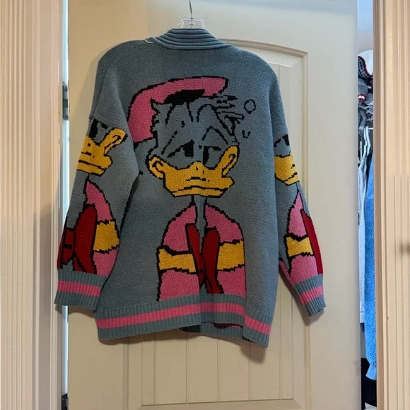 Cartoon Character Knit Cardigan - Picture 2 of 2